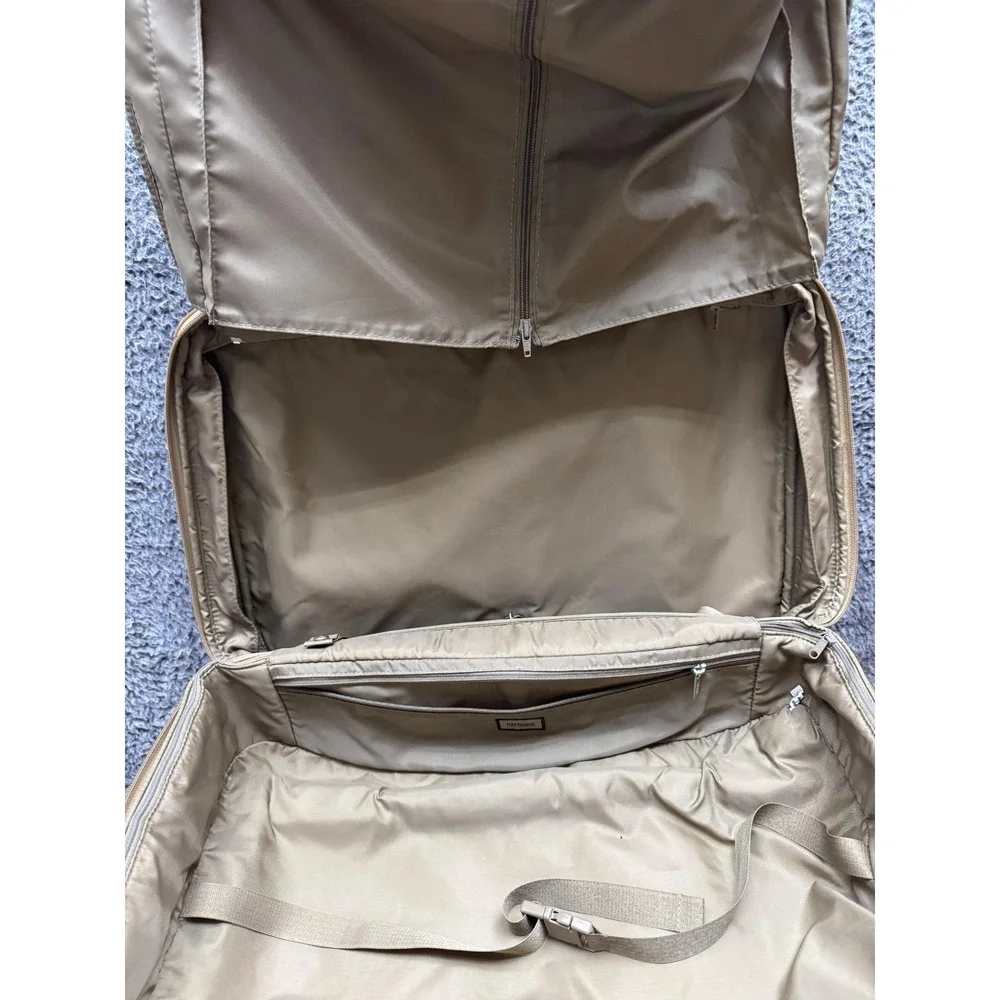 Hartmann Ballistic Nylon Rolling Travel Suitcase Leather‎ Brown 14